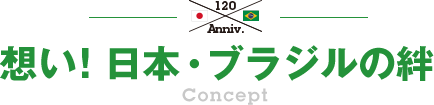 想い！ 日本・ブラジルの絆 Concept